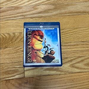 Disney The Lion King 3D Blu-ray with Blue Case